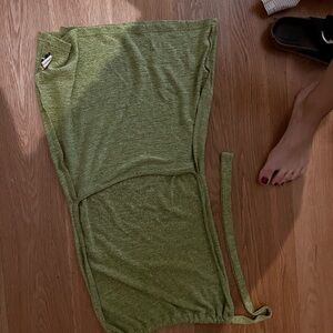 Cover up dress with open back